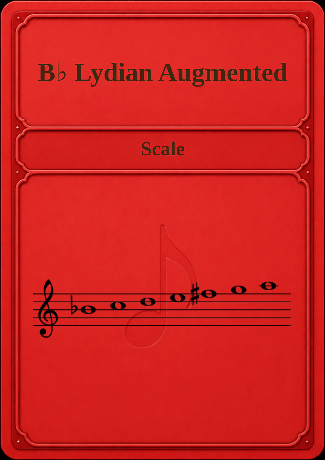 B♭ Lydian Augmented