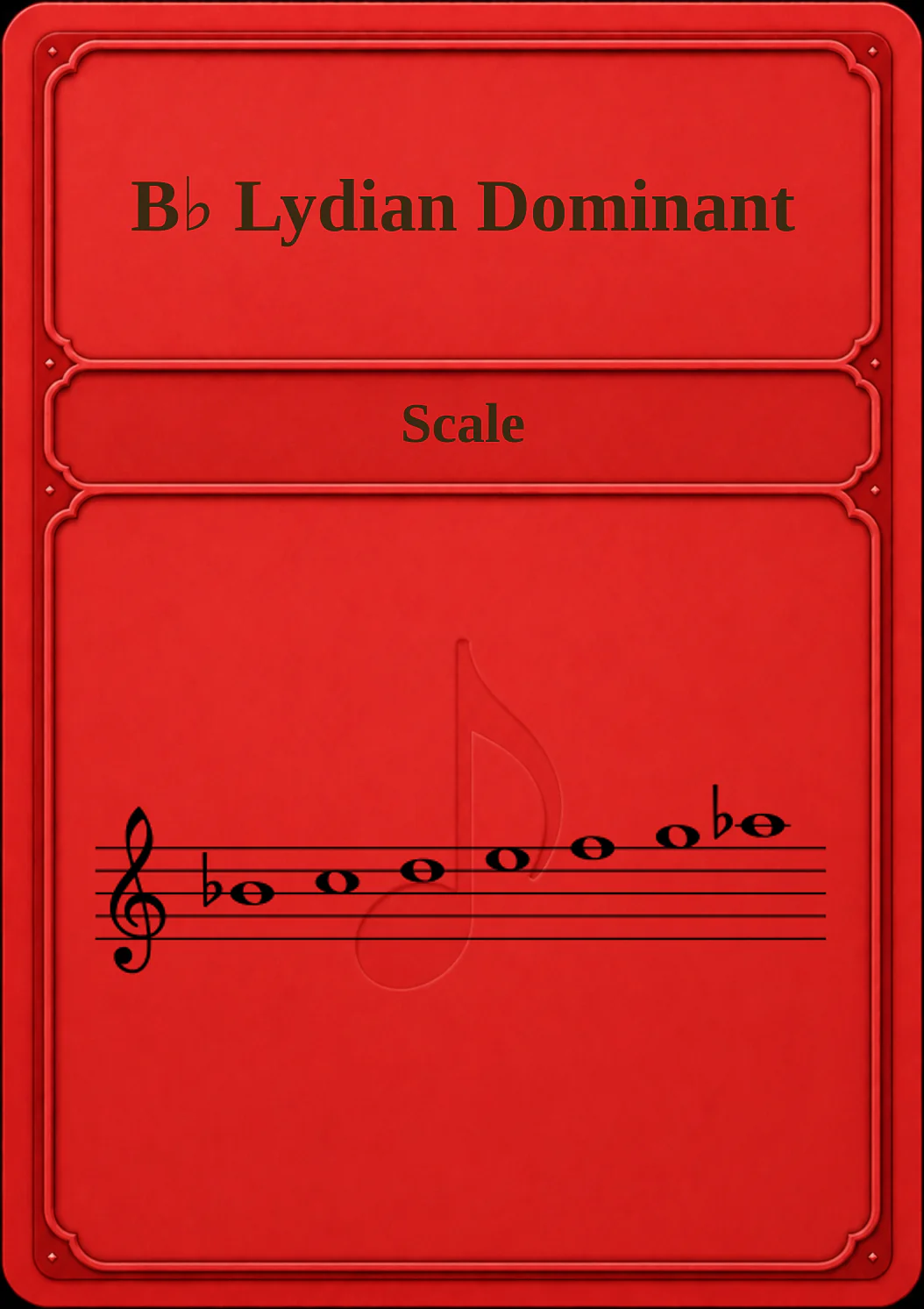 B♭ Lydian Dominant