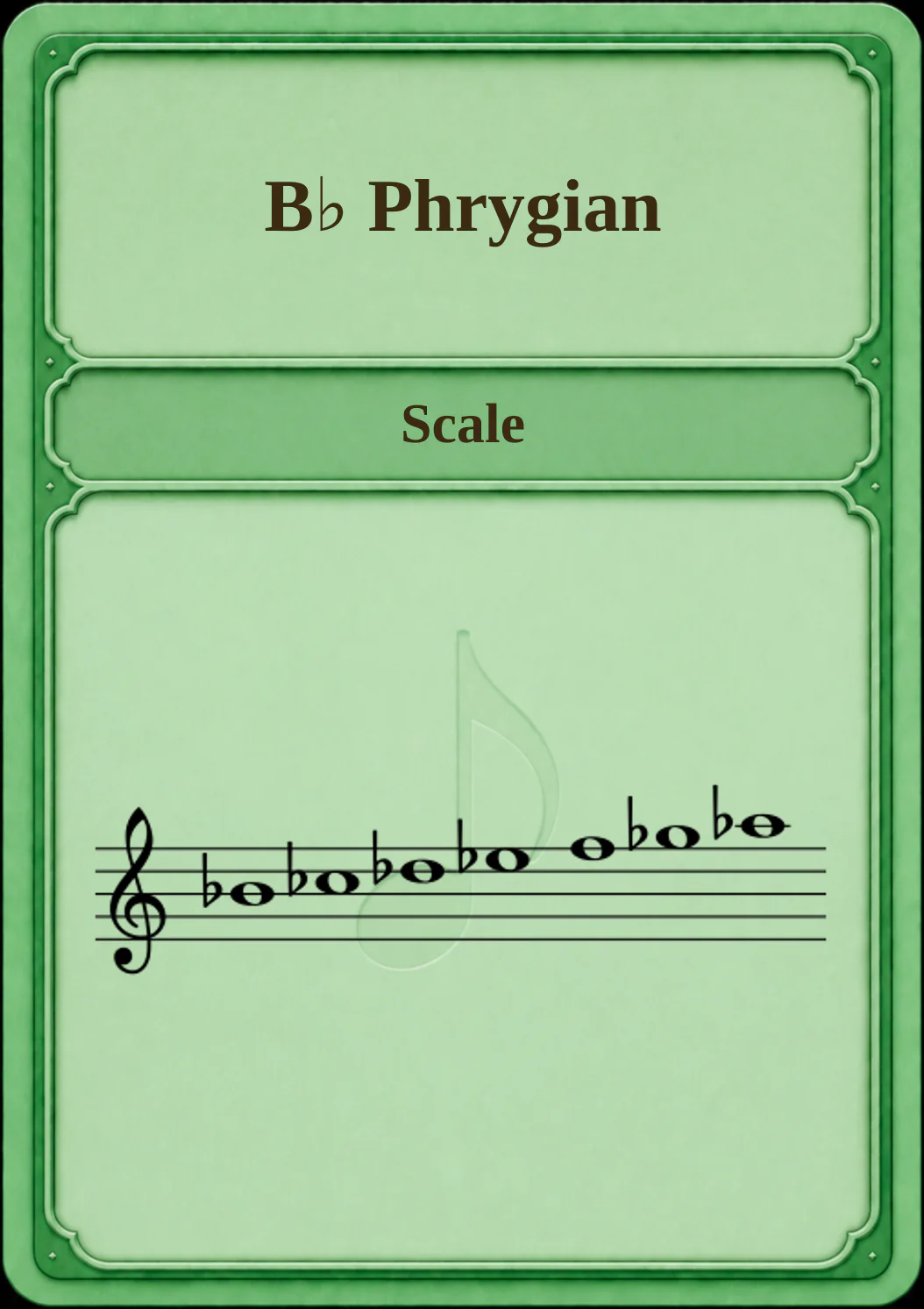 B♭ Phrygian