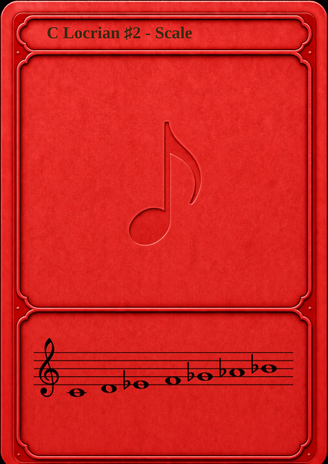 C Locrian ♯2