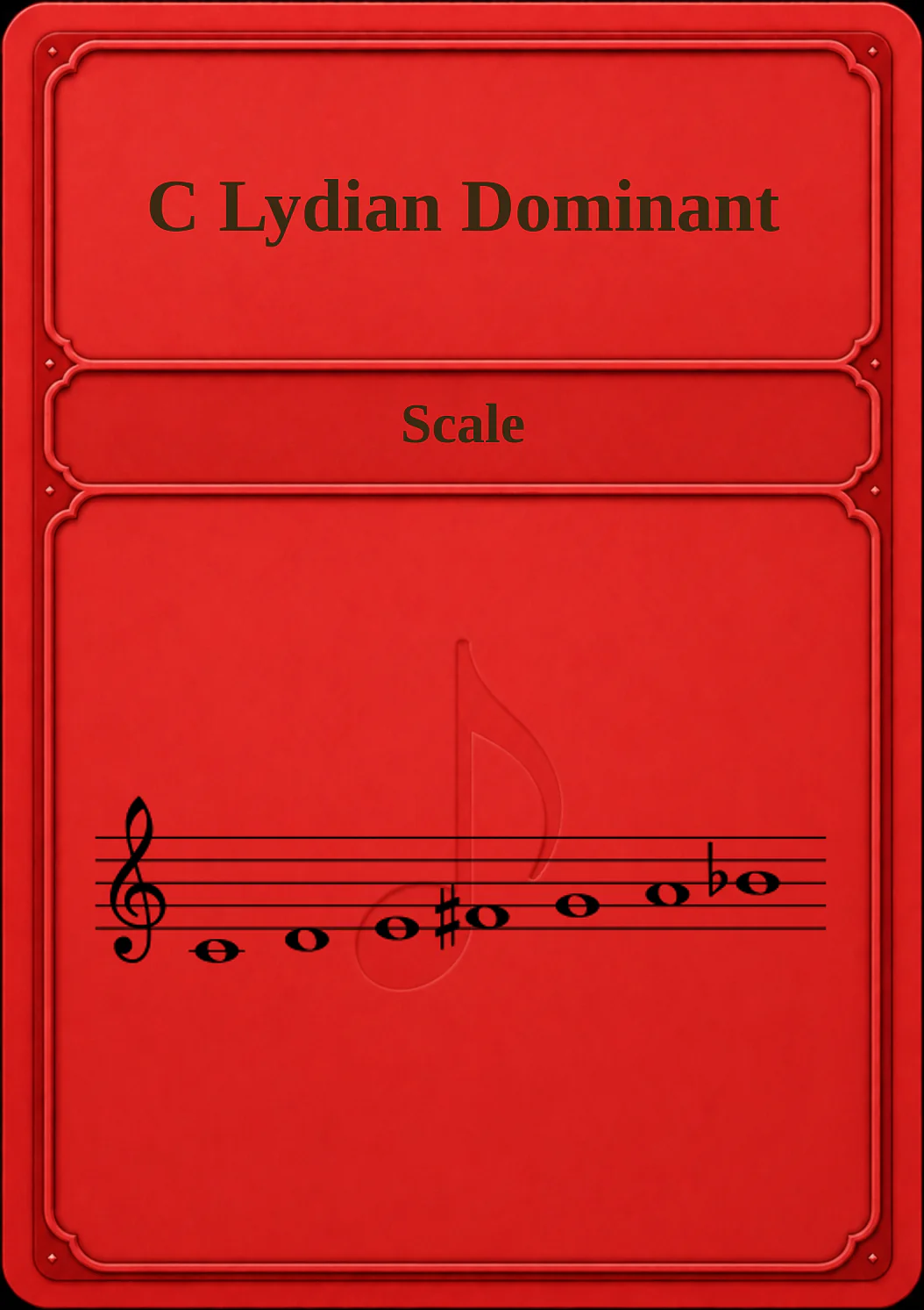 C Lydian Dominant