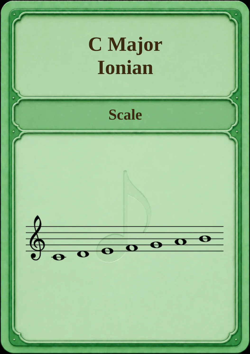 C Major / Ionian