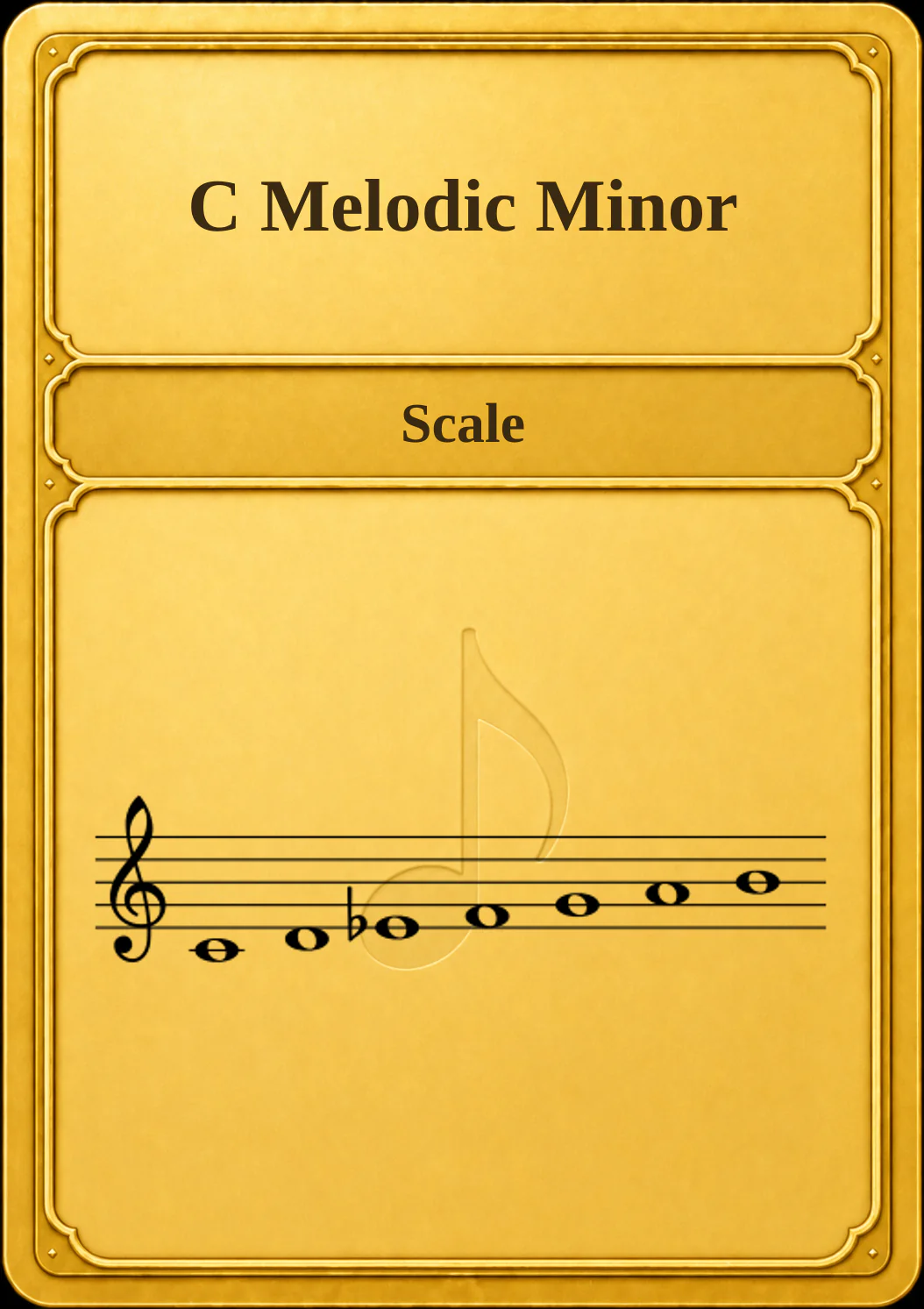 C Melodic Minor