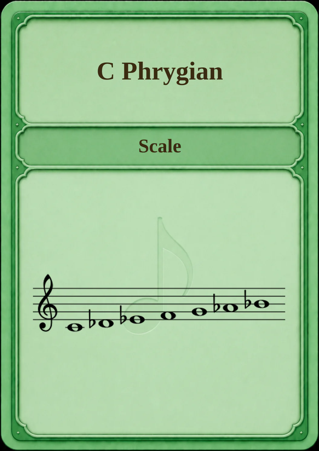 C Phrygian