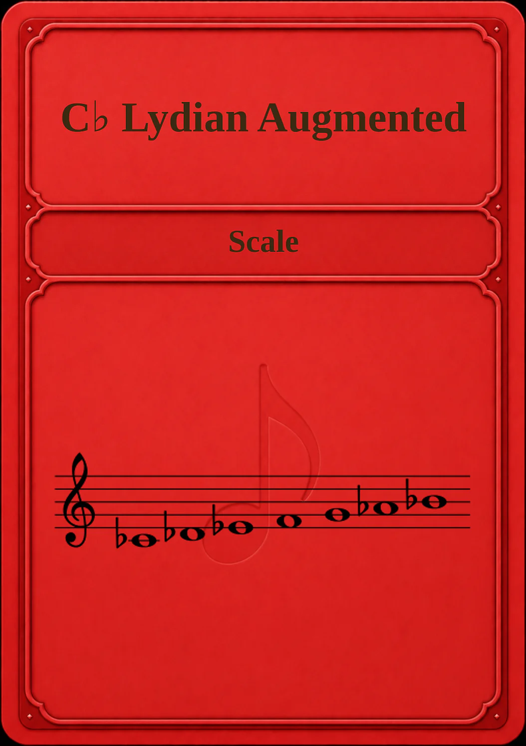 C♭ Lydian Augmented