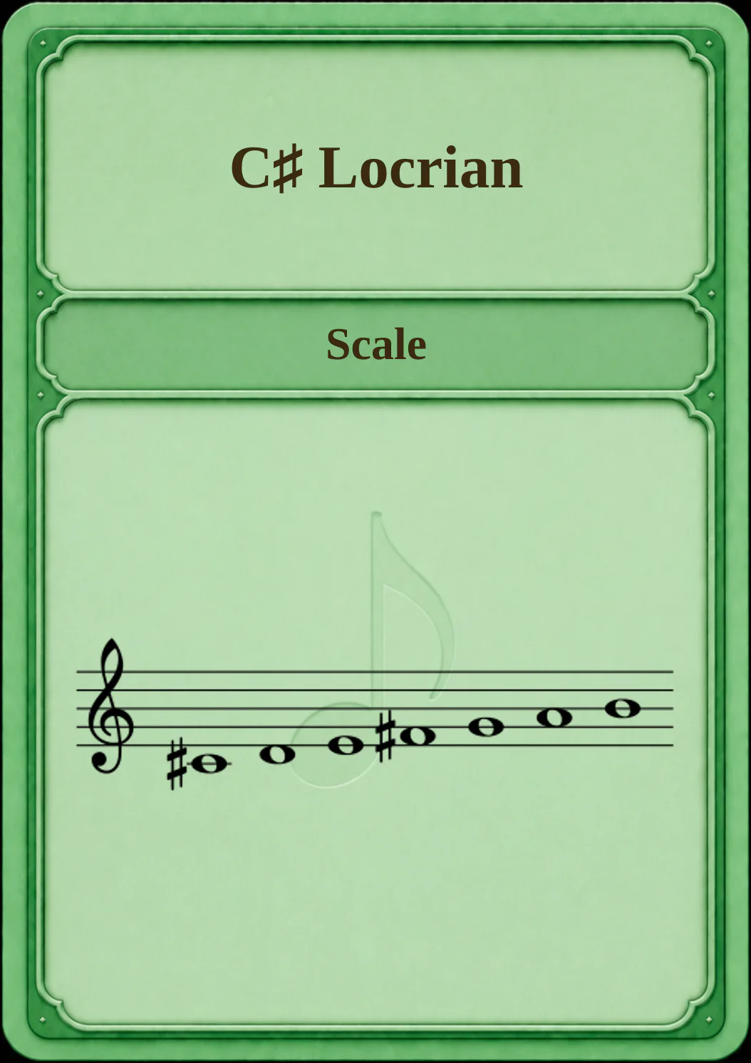 C♯ Locrian