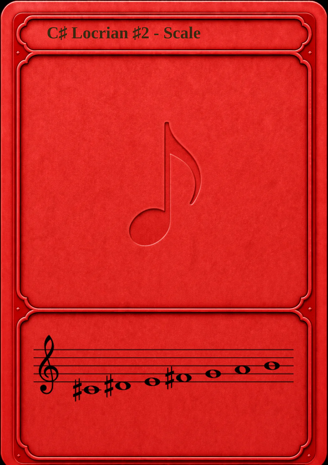 C♯ Locrian ♯2