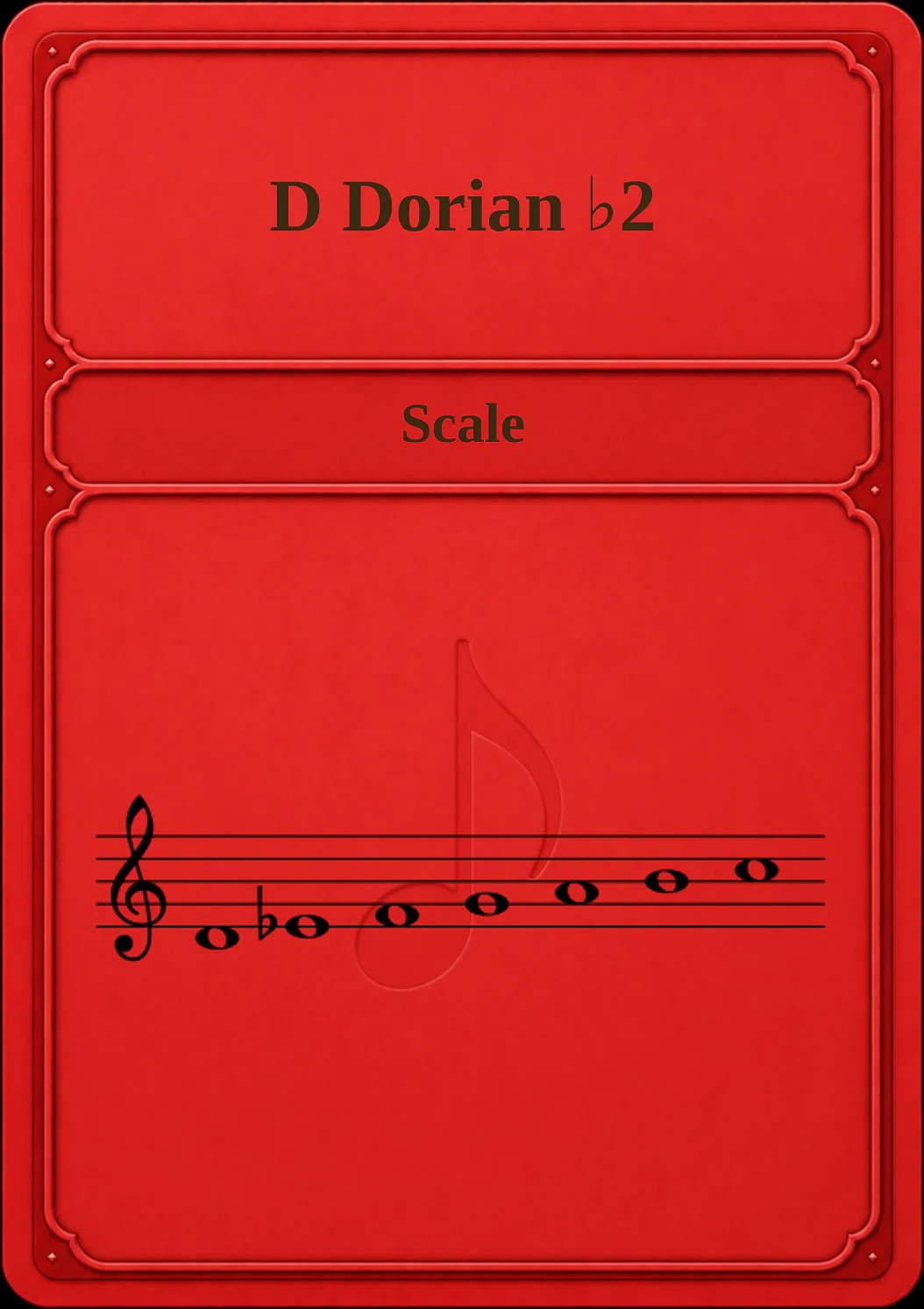 D Dorian ♭2