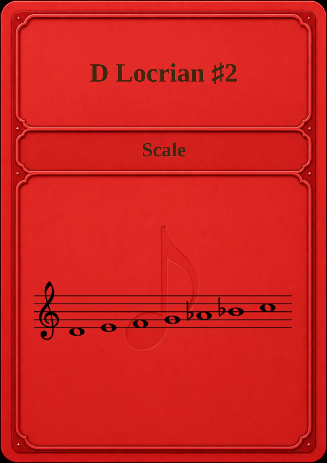 D Locrian ♯2