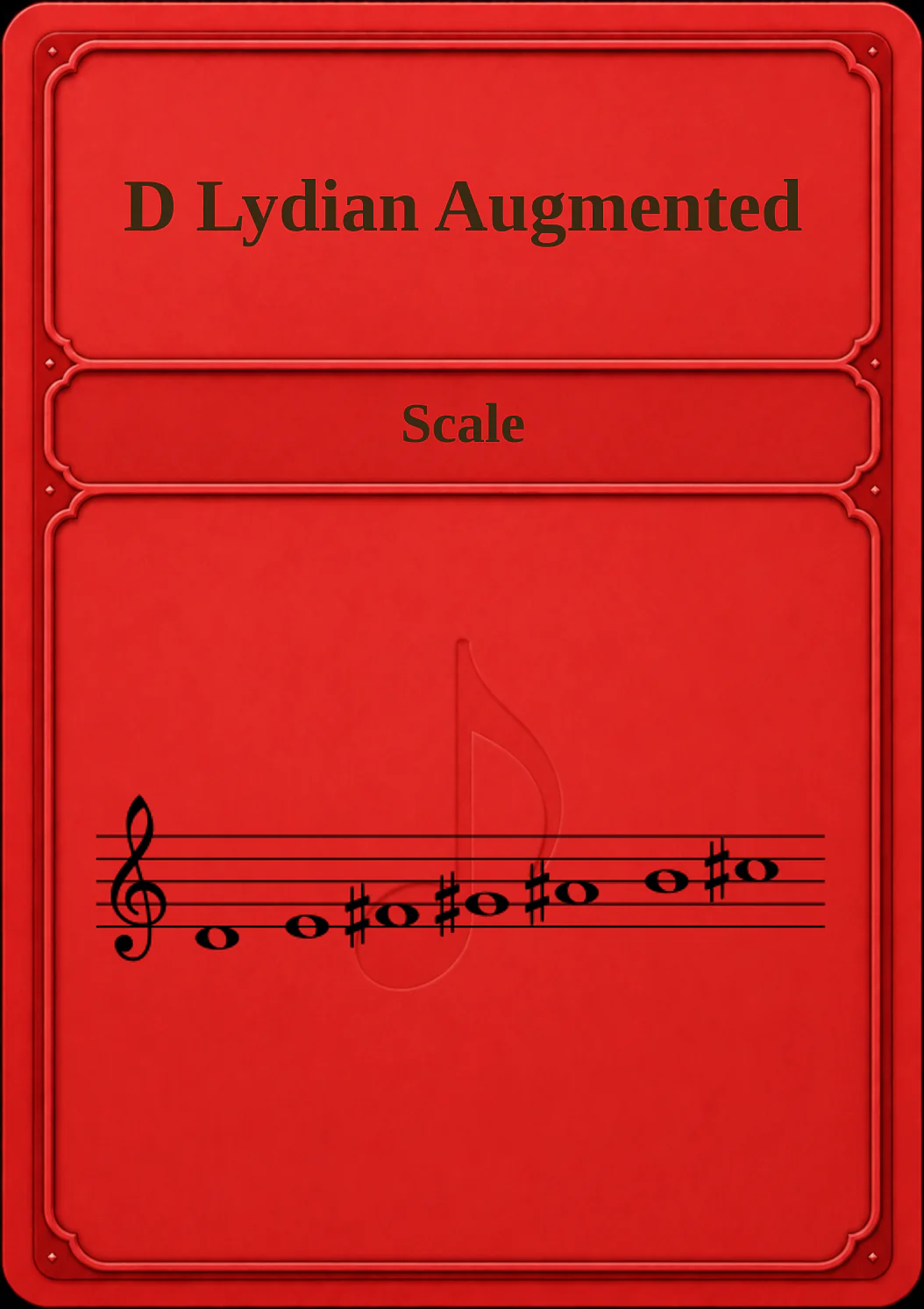 D Lydian Augmented