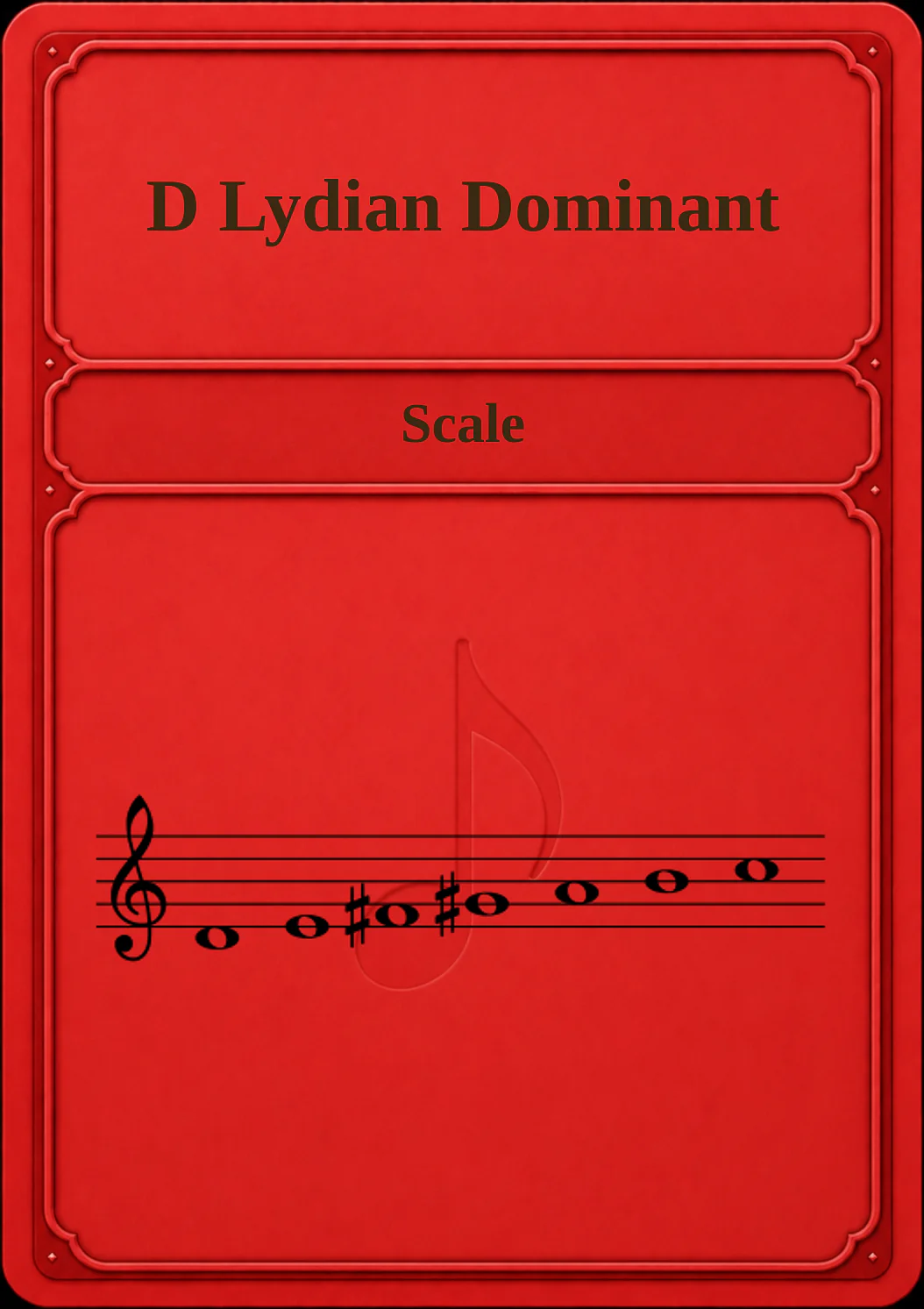 D Lydian Dominant