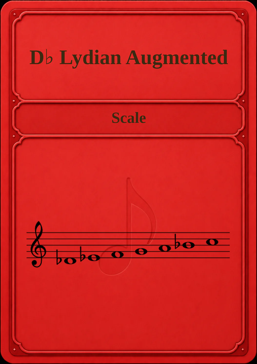 D♭ Lydian Augmented