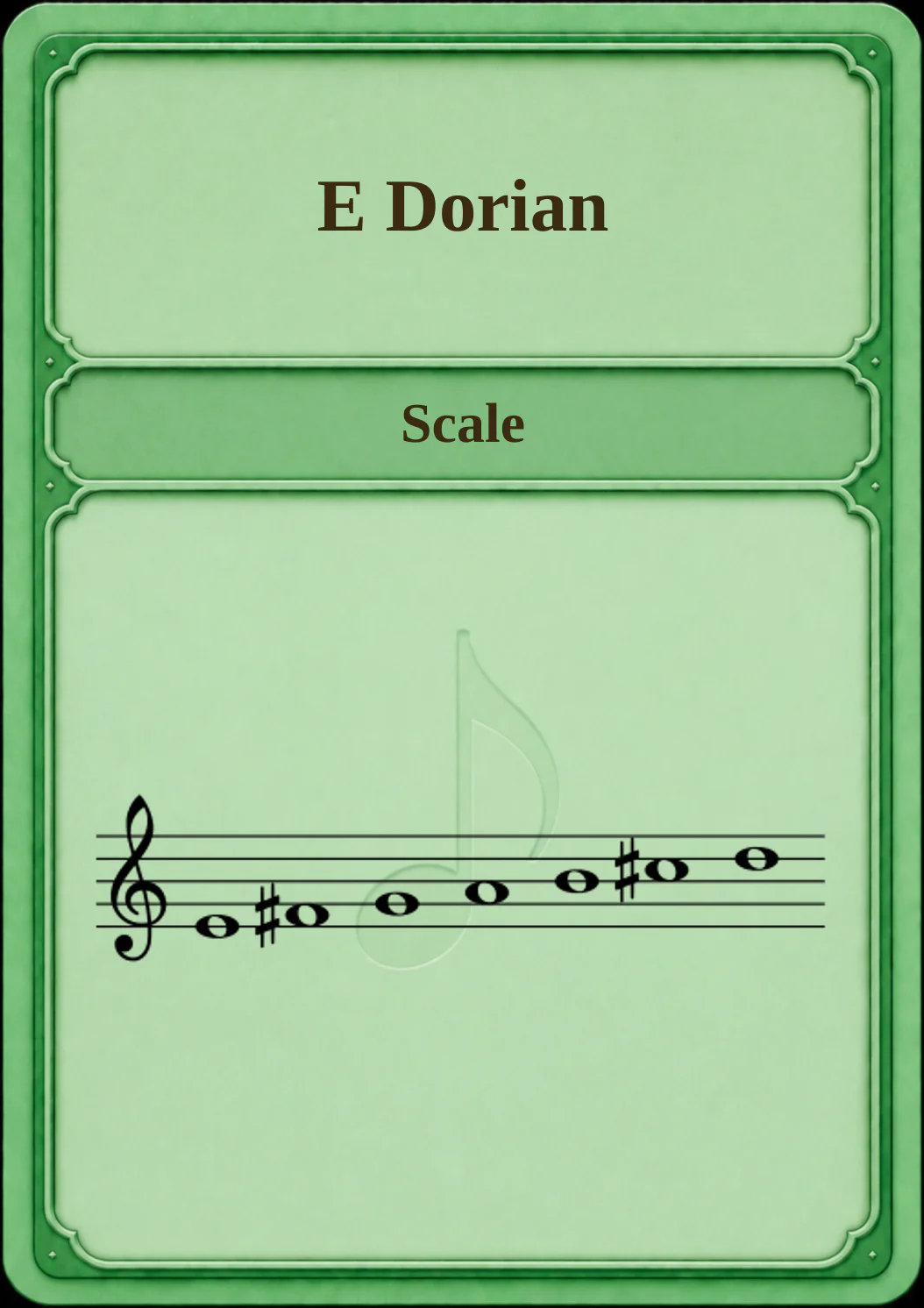 E Dorian