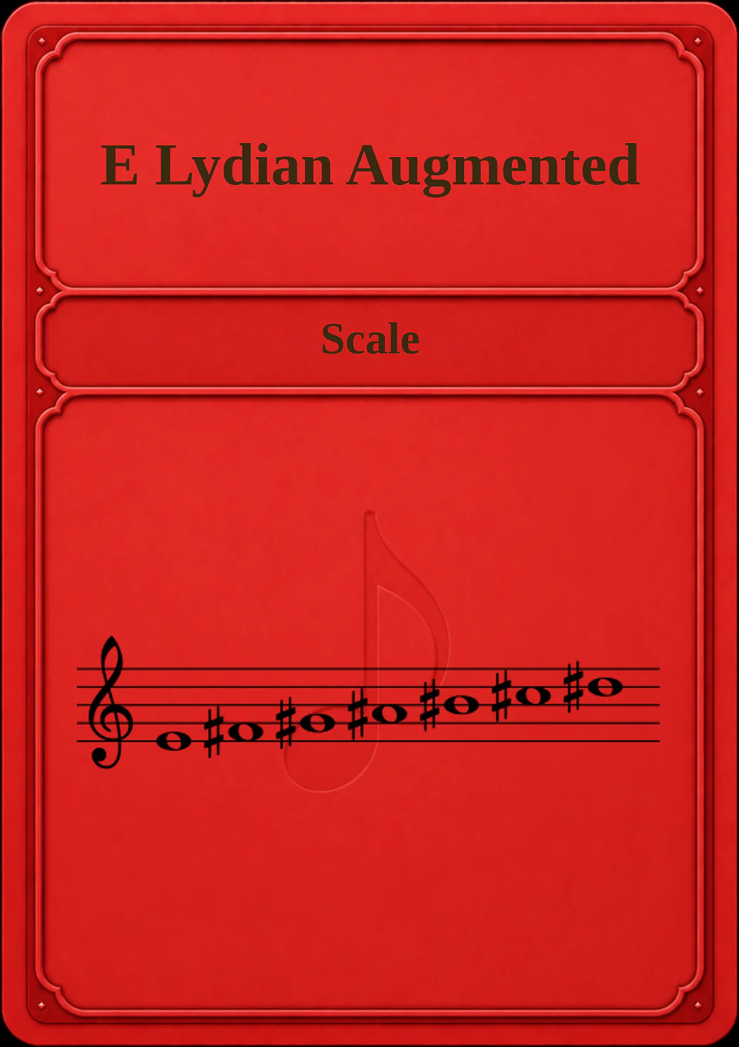 E Lydian Augmented