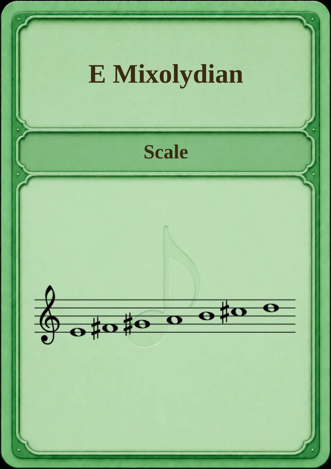 E Mixolydian