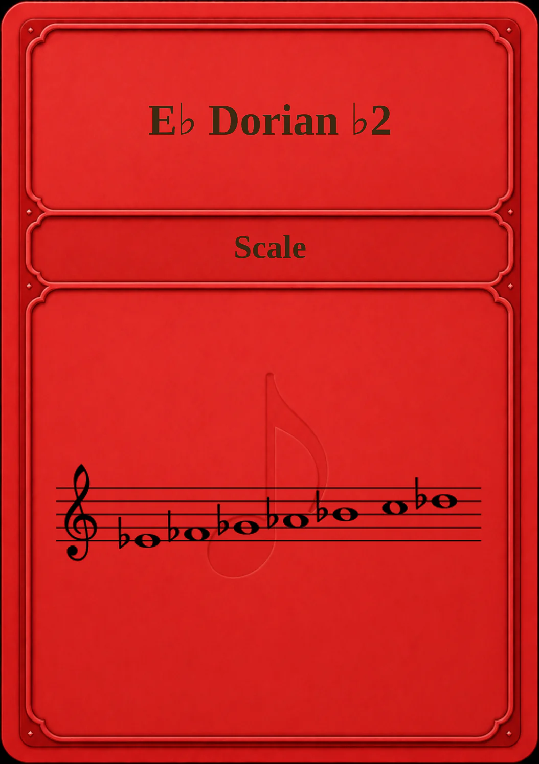 E♭ Dorian ♭2