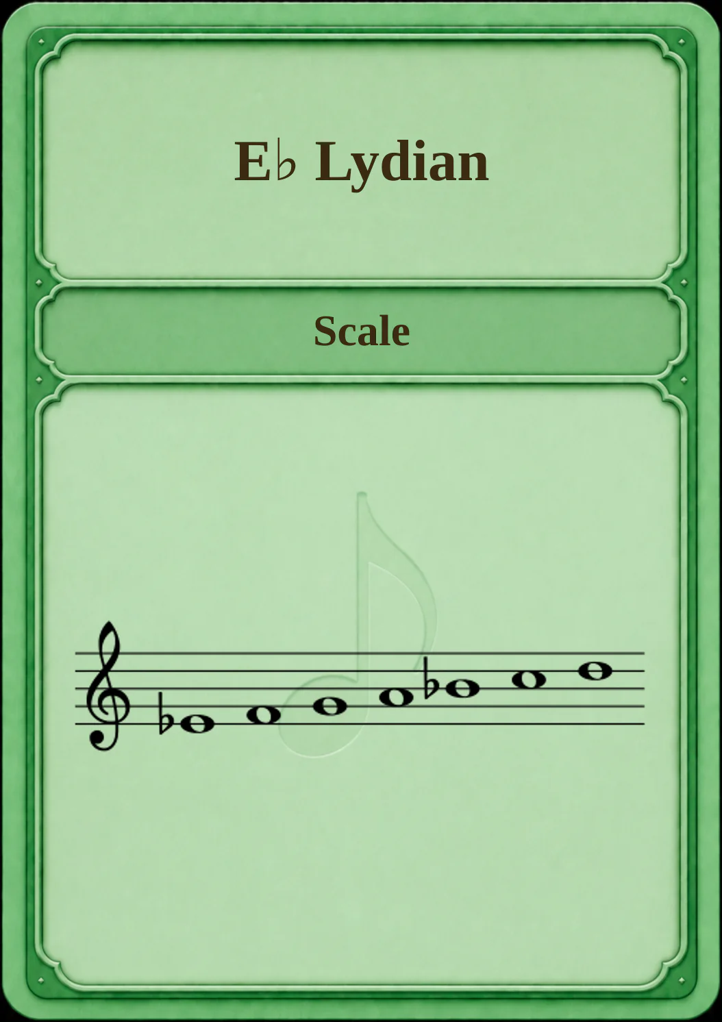 E♭ Lydian