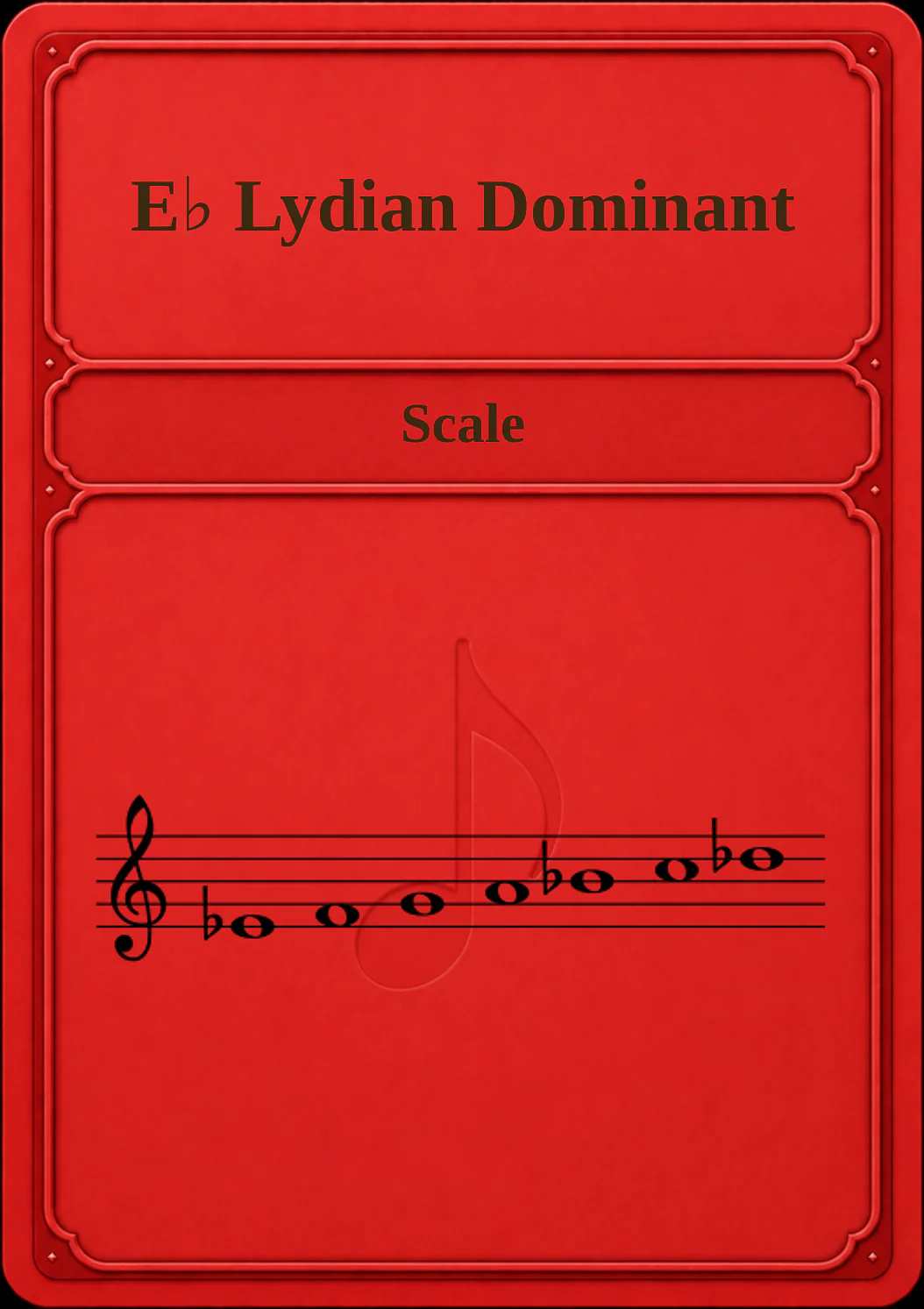 E♭ Lydian Dominant