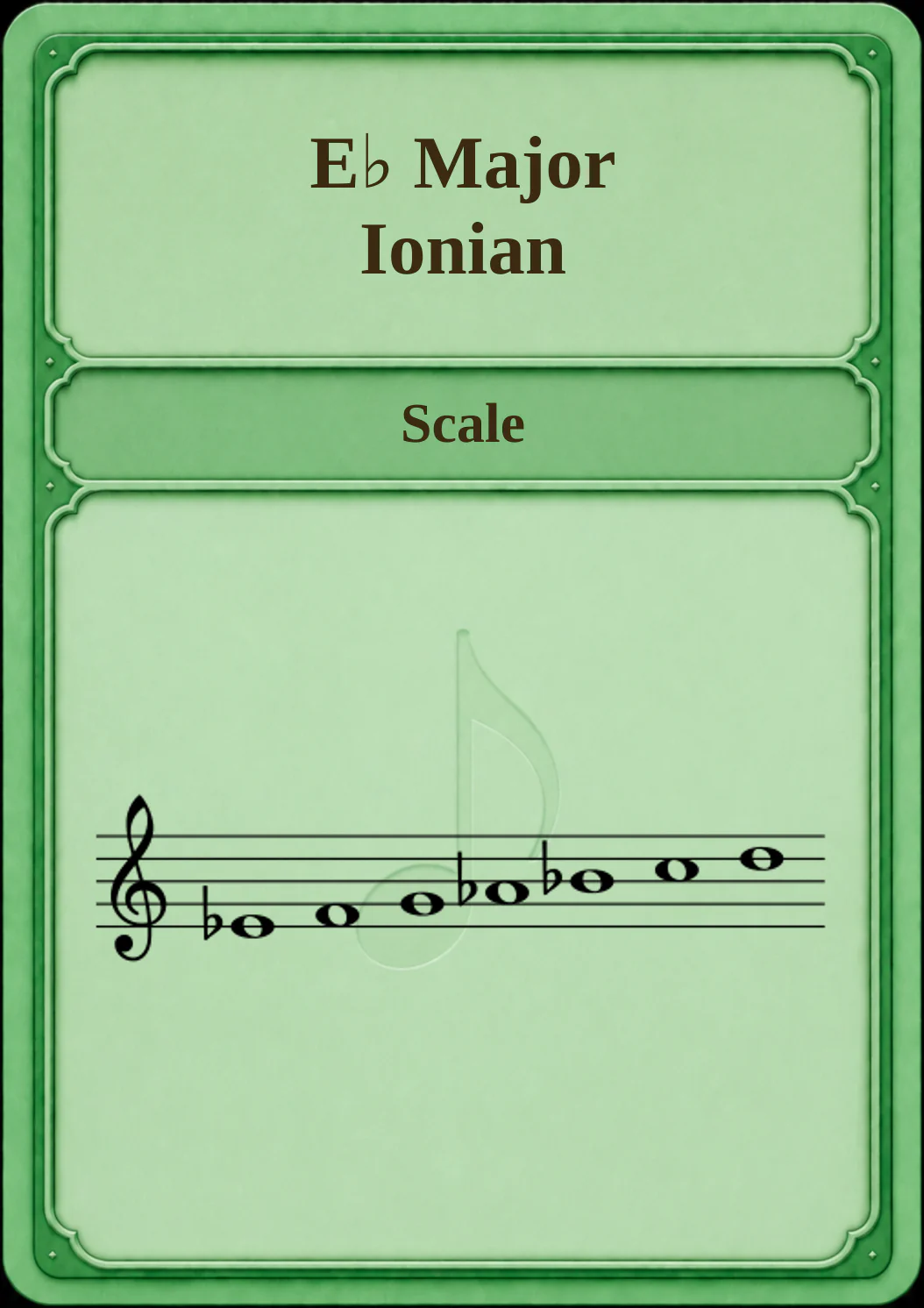 E♭ Major / Ionian
