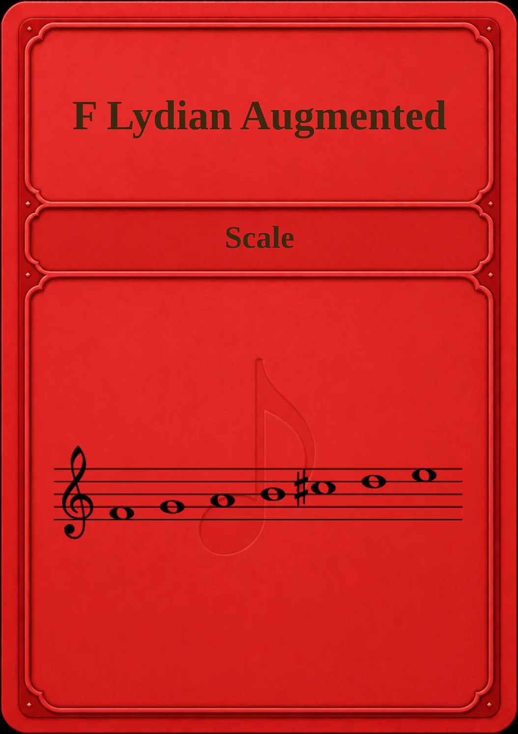 F Lydian Augmented