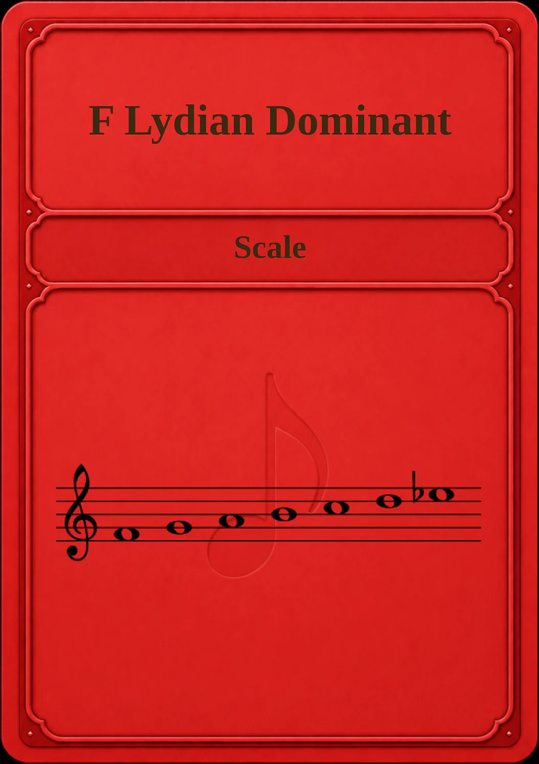 F Lydian Dominant