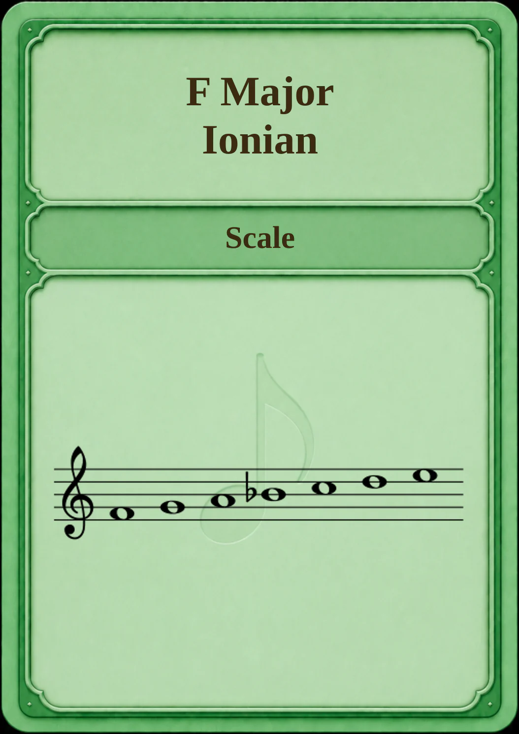 F Major / Ionian