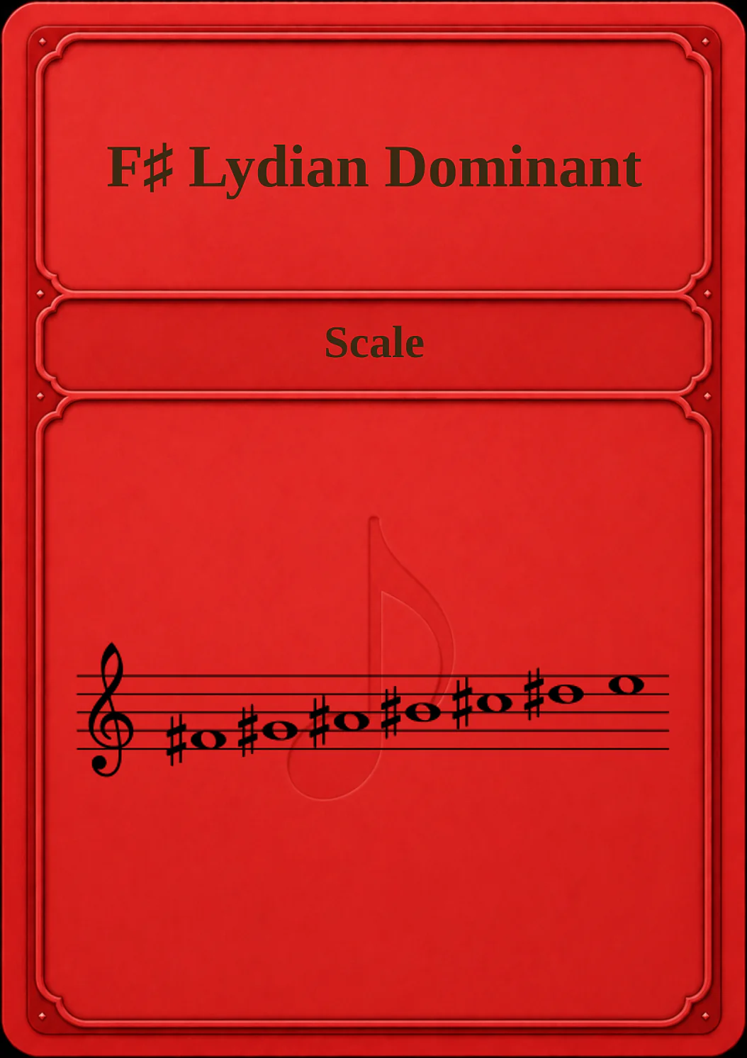 F♯ Lydian Dominant