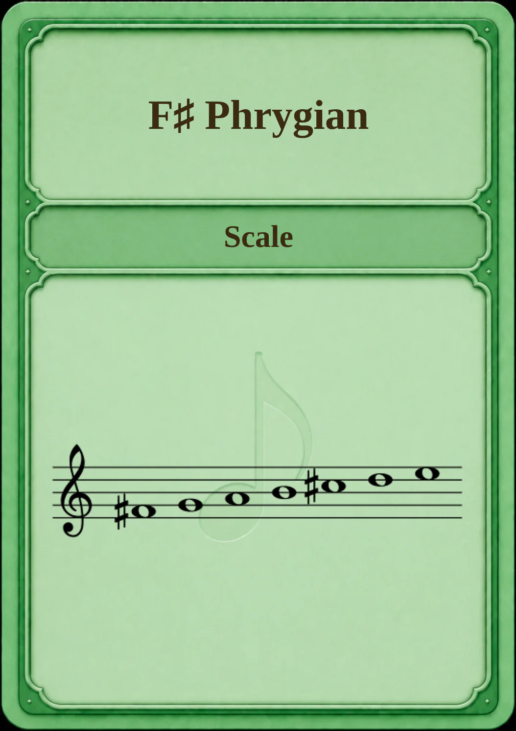F♯ Phrygian
