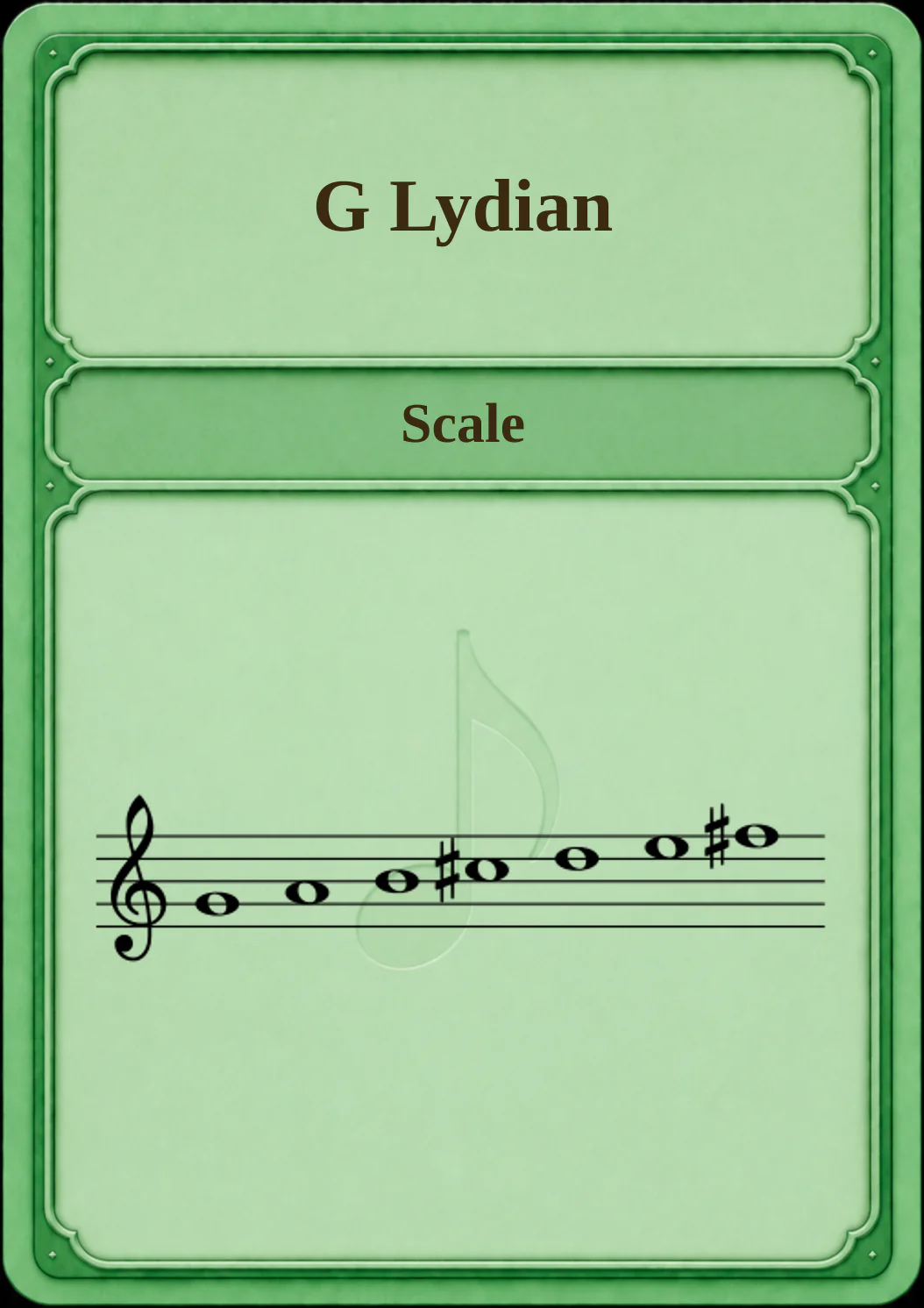G Lydian