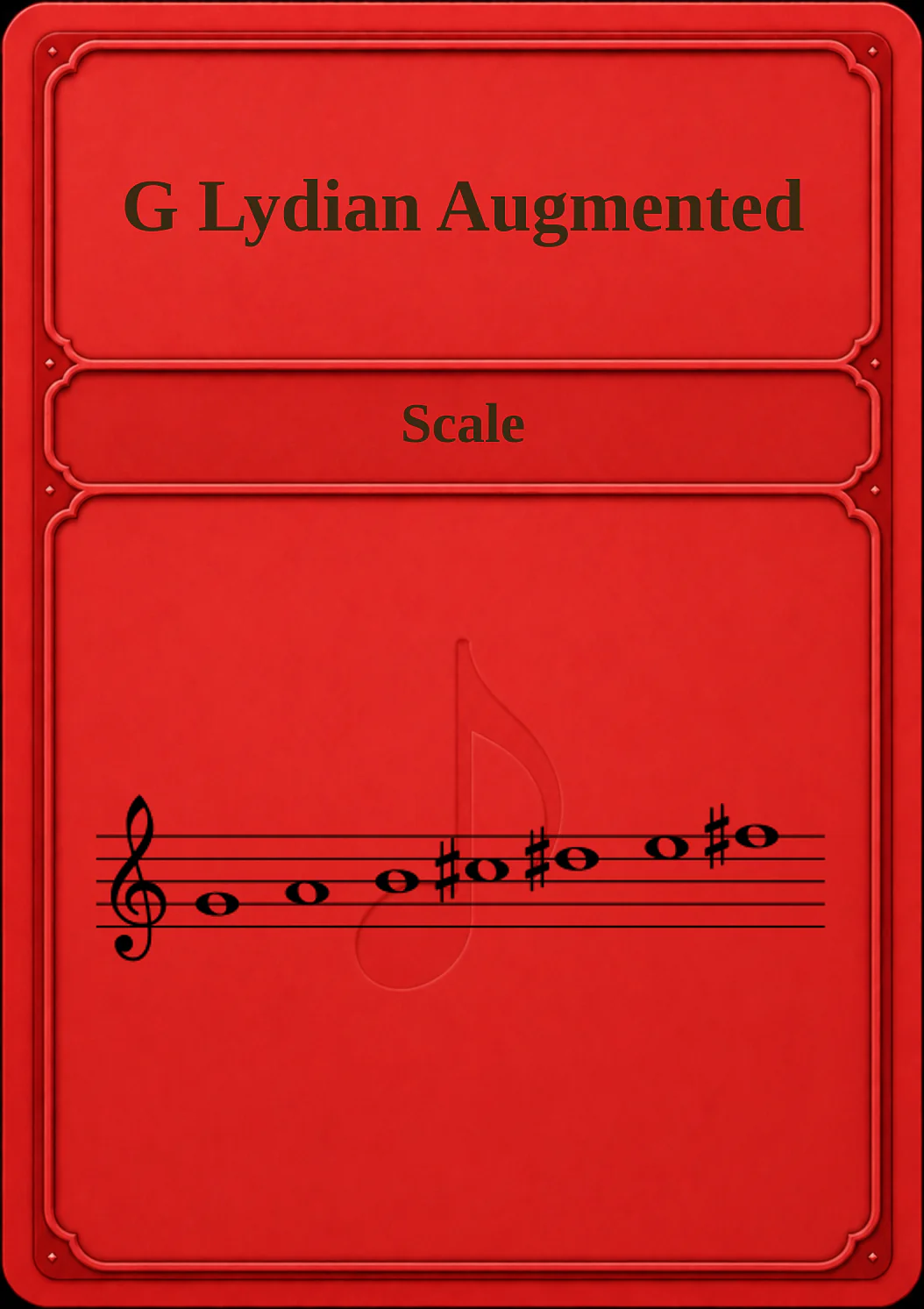 G Lydian Augmented