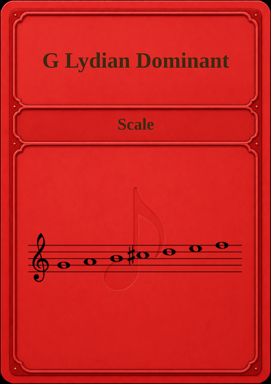 G Lydian Dominant