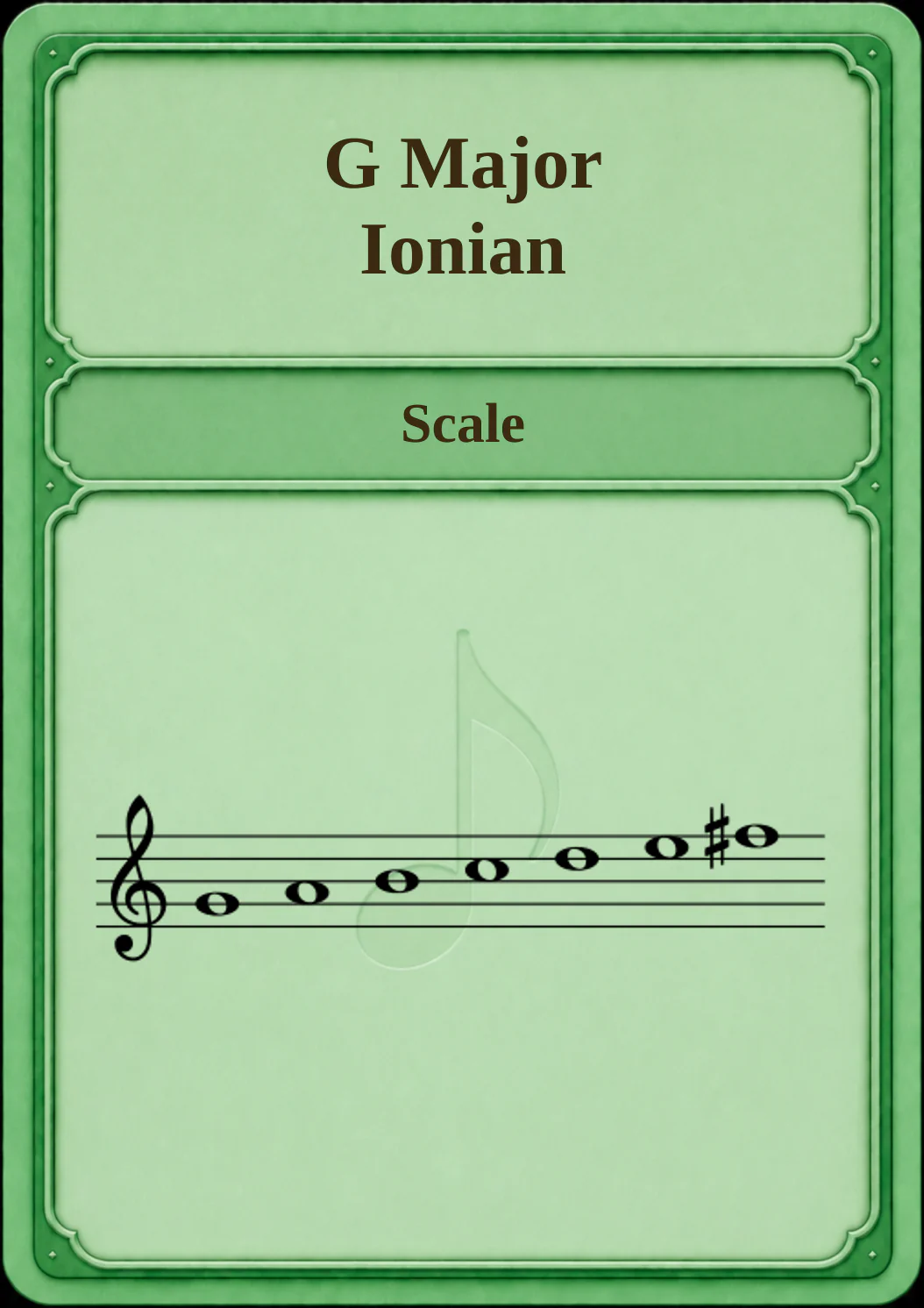 G Major / Ionian