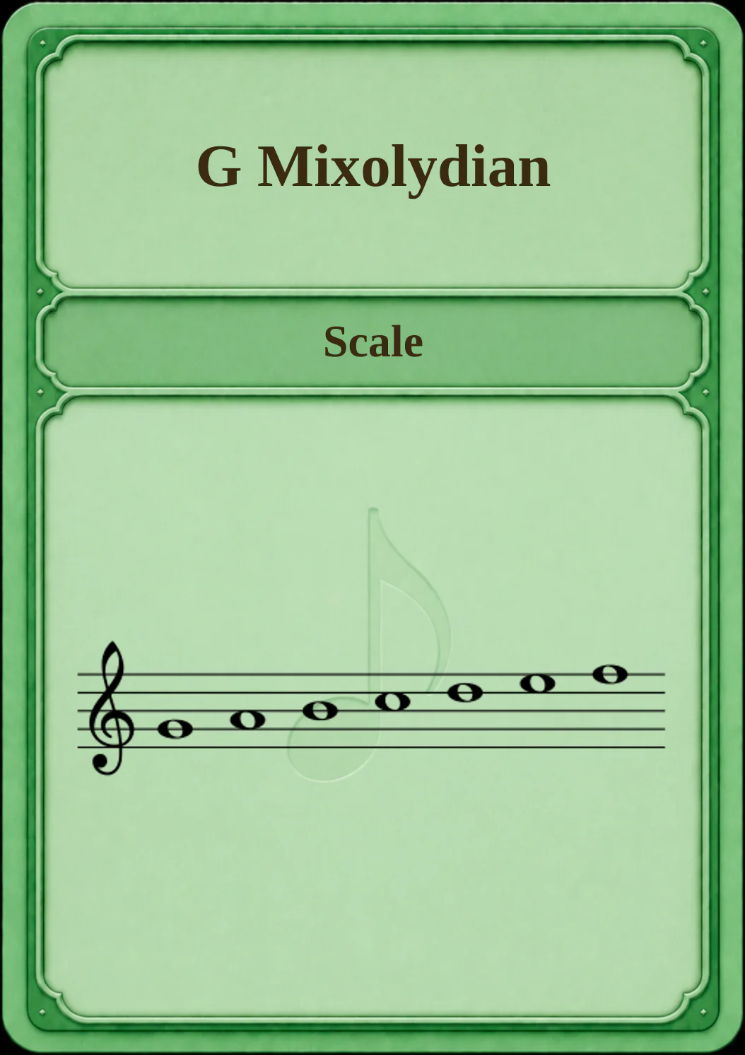 G Mixolydian