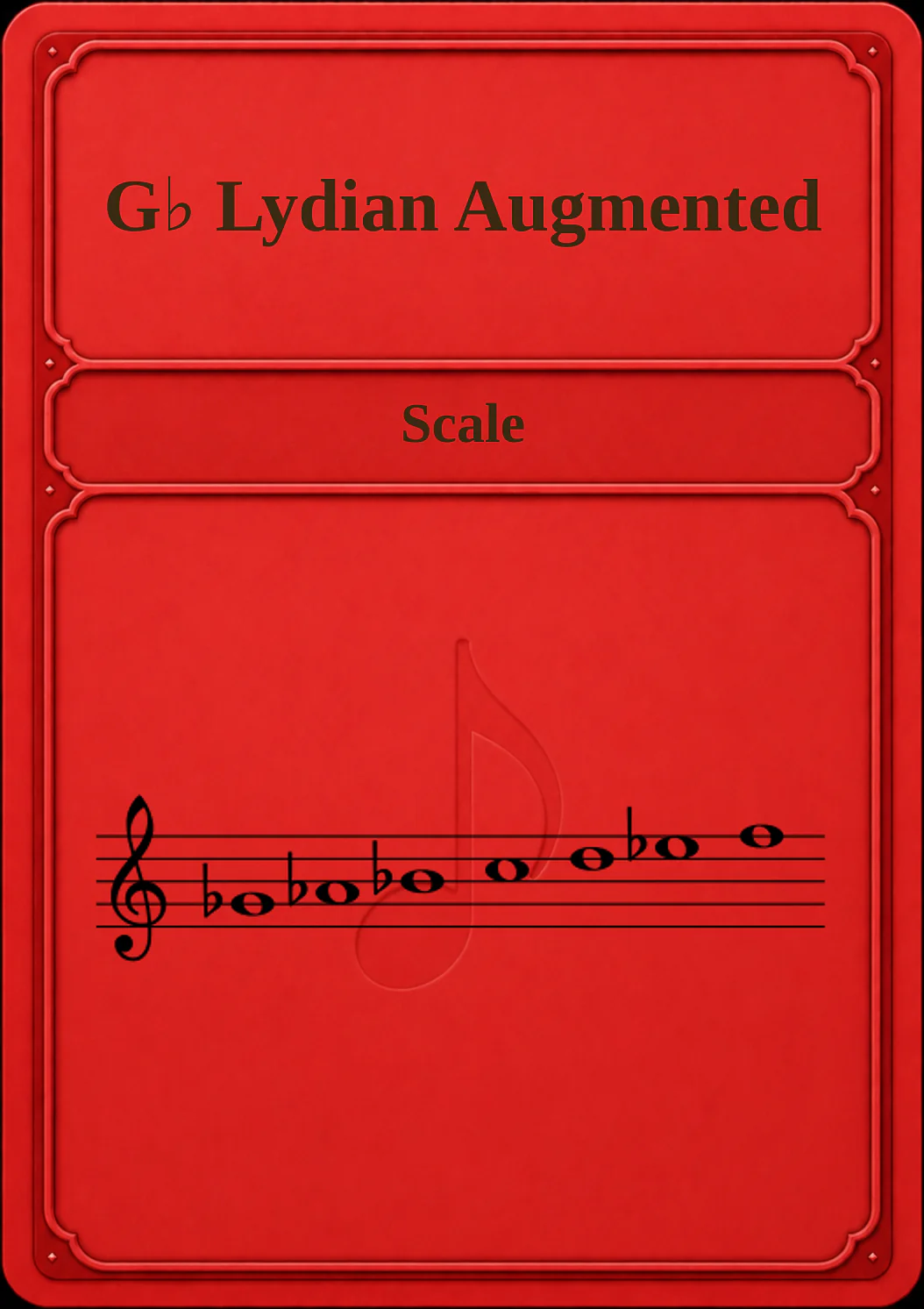 G♭ Lydian Augmented