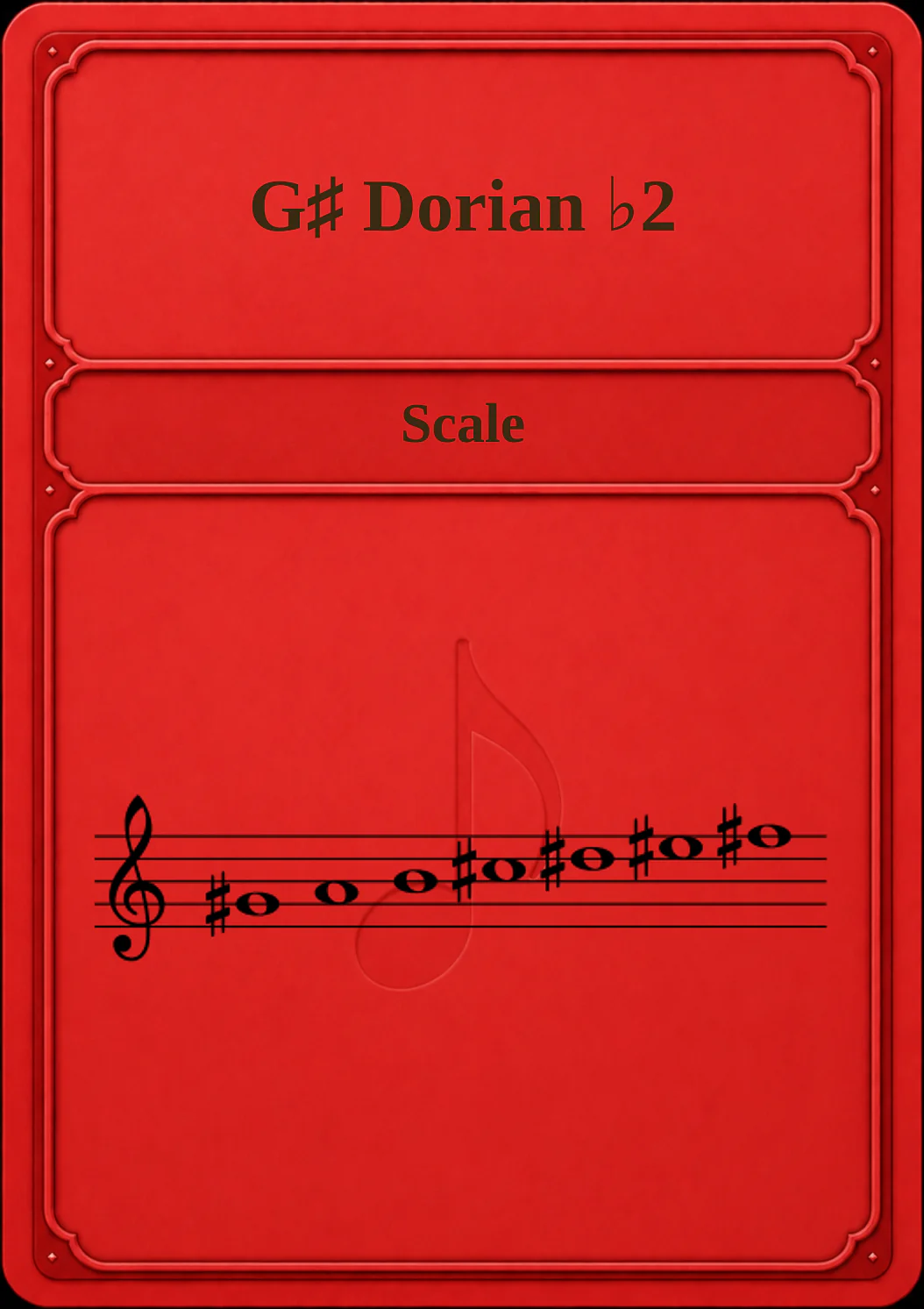 G♯ Dorian ♭2