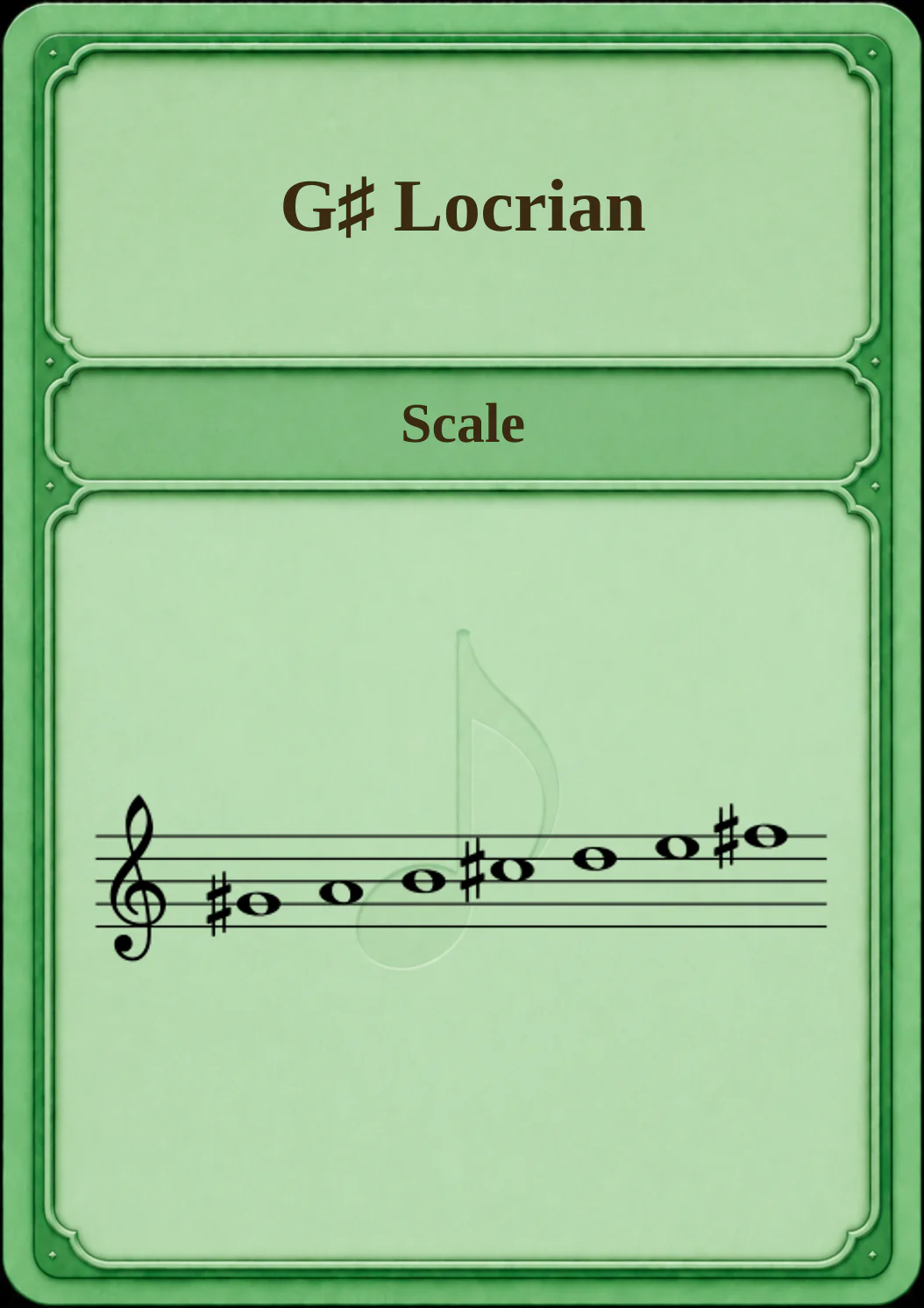 G♯ Locrian