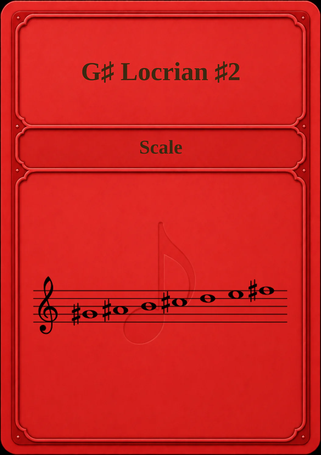 G♯ Locrian ♯2