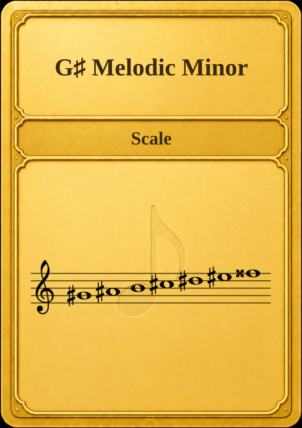 G♯ Melodic Minor