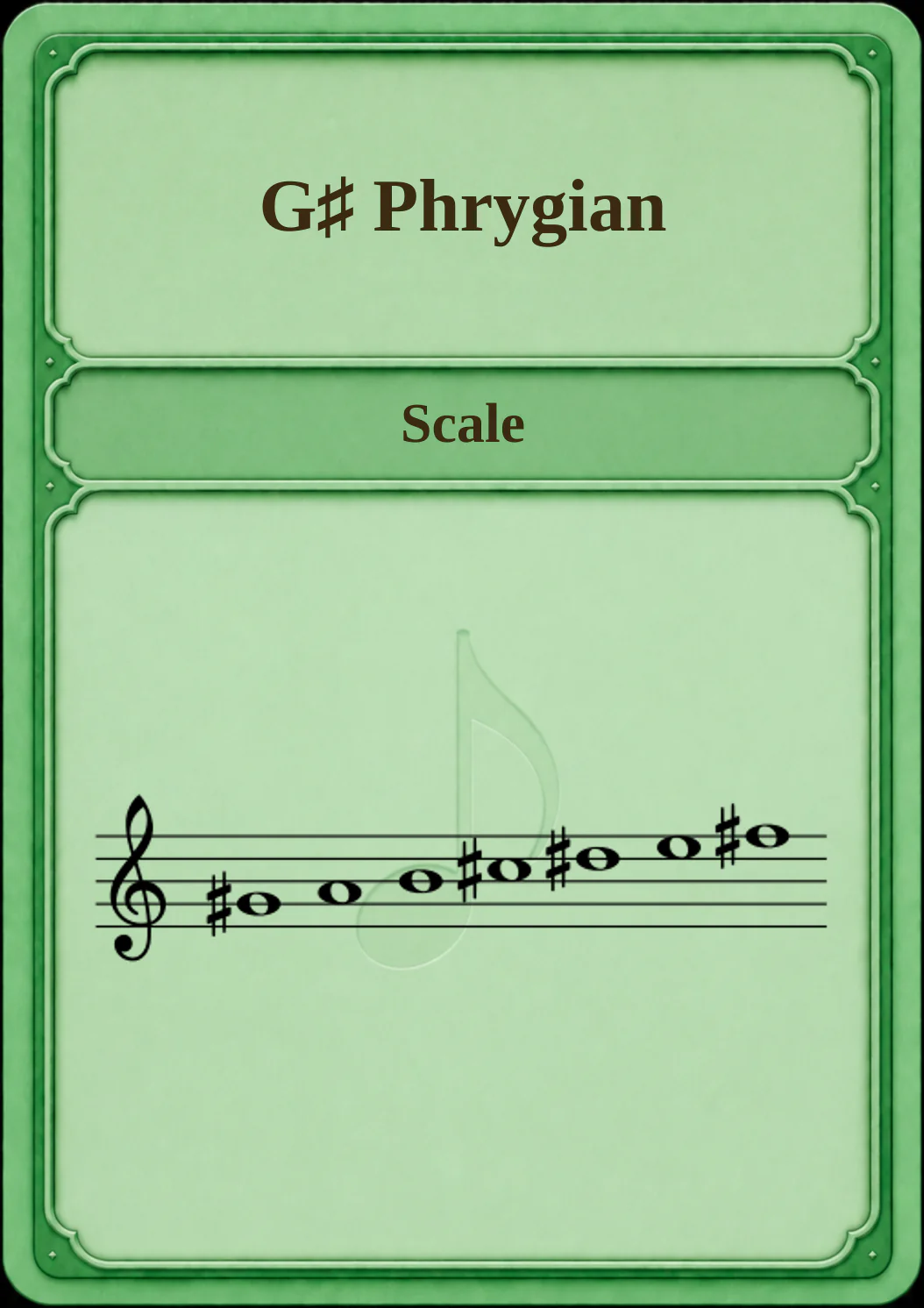 G♯ Phrygian